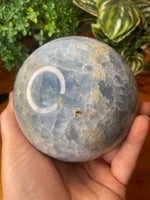 Blue Calcite Sphere