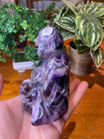 Chevron Amethyst Buddha