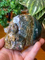 Ocean Jasper Skull