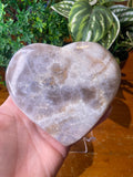 Amethyst Cluster Heart