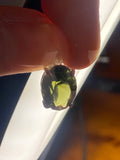 Faceted Moldavite Pendant