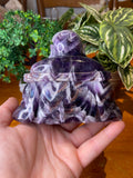 Chevron Amethyst Buddha