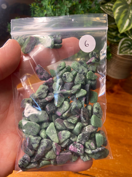 Ruby Zoisite Chips