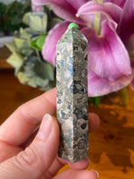 Green Jasper Thousand Eye Point