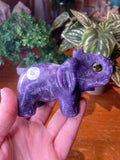 Lepidolite elephant