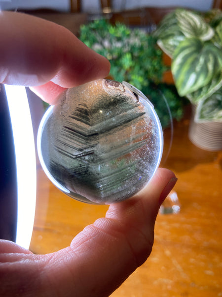 Thousand Layer Garden Quartz Sphere