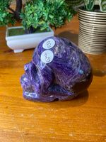 Charoite Skull