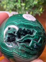 Malachite Druzy Sphere