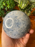 Blue Calcite Sphere