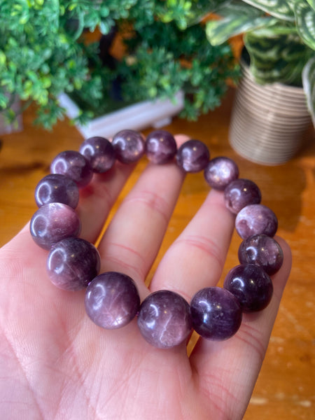 Purple Mica Bracelet